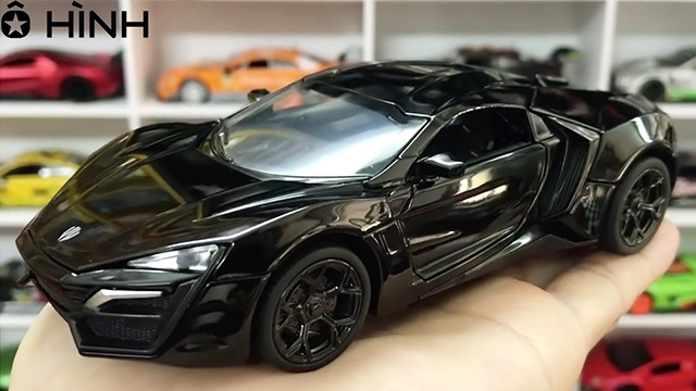Mẫu xe tuyệt đẹp trong phim Fast and Furious Lykan Hypersport Đen