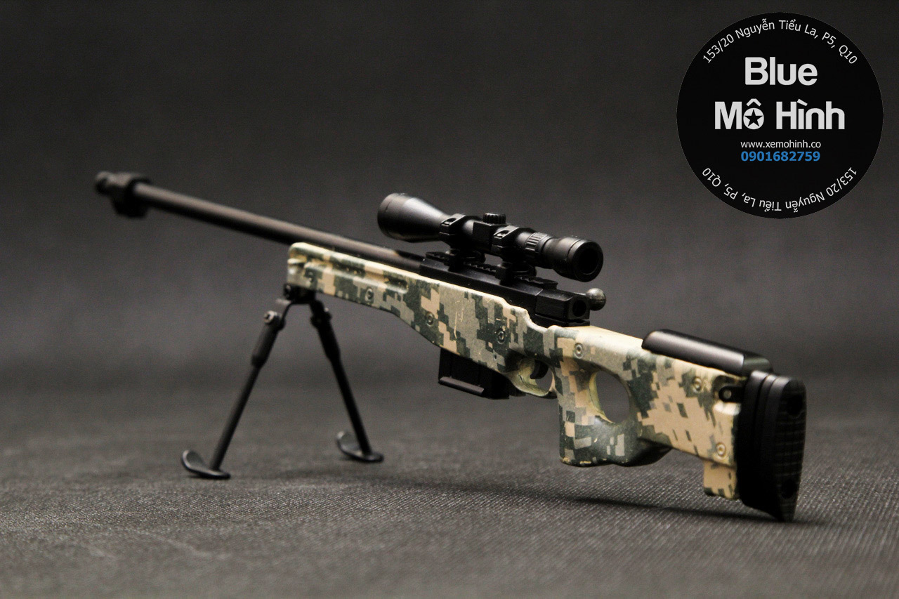 Mô Hình Súng PUBG – AWM Camo - Blue Mô Hình