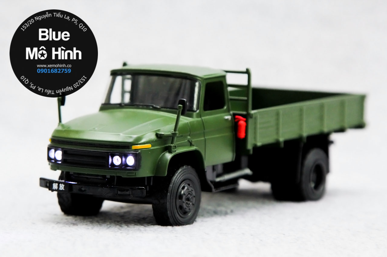 Mô hình xe tải quân đội off road tỷ lệ 1:32 - Series 2 - Blue Mô Hình