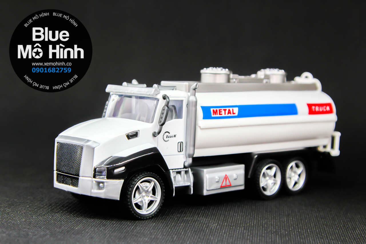 Mô hình xe bồn đầu xe bằng kim loại - Blue Mô Hình